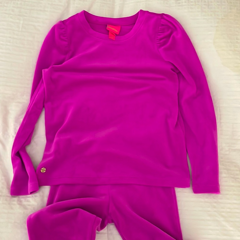 Lilly Pulitzer velour separates